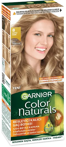 Garnier Color Naturals Saç Boyası 8 - Koyu Sarı