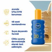 Nivea Sun SPF20 Güneş Koruyucu & 48 Nemlendirici Güneş Kremi 200 ml Sprey