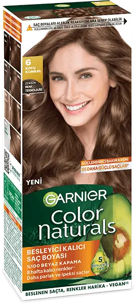 Garnier Color Naturals Saç Boyası 6 - Koyu Kumral