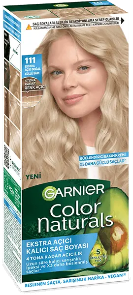 Garnier Color Naturals Saç Boyası 111 - Ekstra Açık Doğal Küllü Sarı