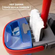 Vileda H2PrO Temizlik Seti, Kirli Su-Temiz Su Ayırımı, %100 Mikrofiber Mop
