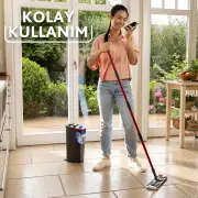 Vileda H2PrO Temizlik Seti, Kirli Su-Temiz Su Ayırımı, %100 Mikrofiber Mop