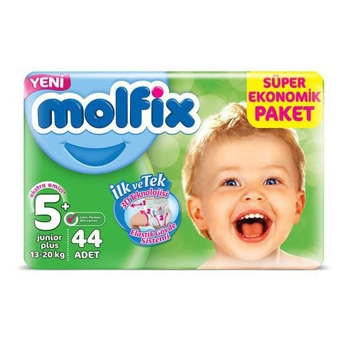 Molfix Süper Eko Junior Plus 5+ Numara 44 Adet