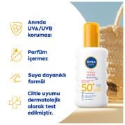 Nivea Sun SPF 50+ Güneş Alerjisine Karşı Hassas Koruma Güneş Kremi 200 ml Sprey