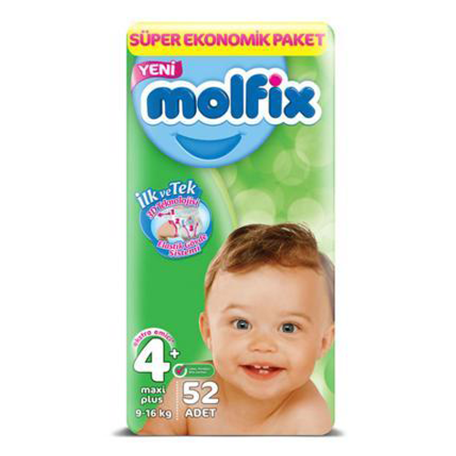 Molfix Süper Eko Maxi Plus 4+ Numara 52 Adet