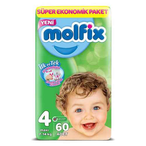 Molfix Süper Eko Maxi 4 Numara 60 Adet
