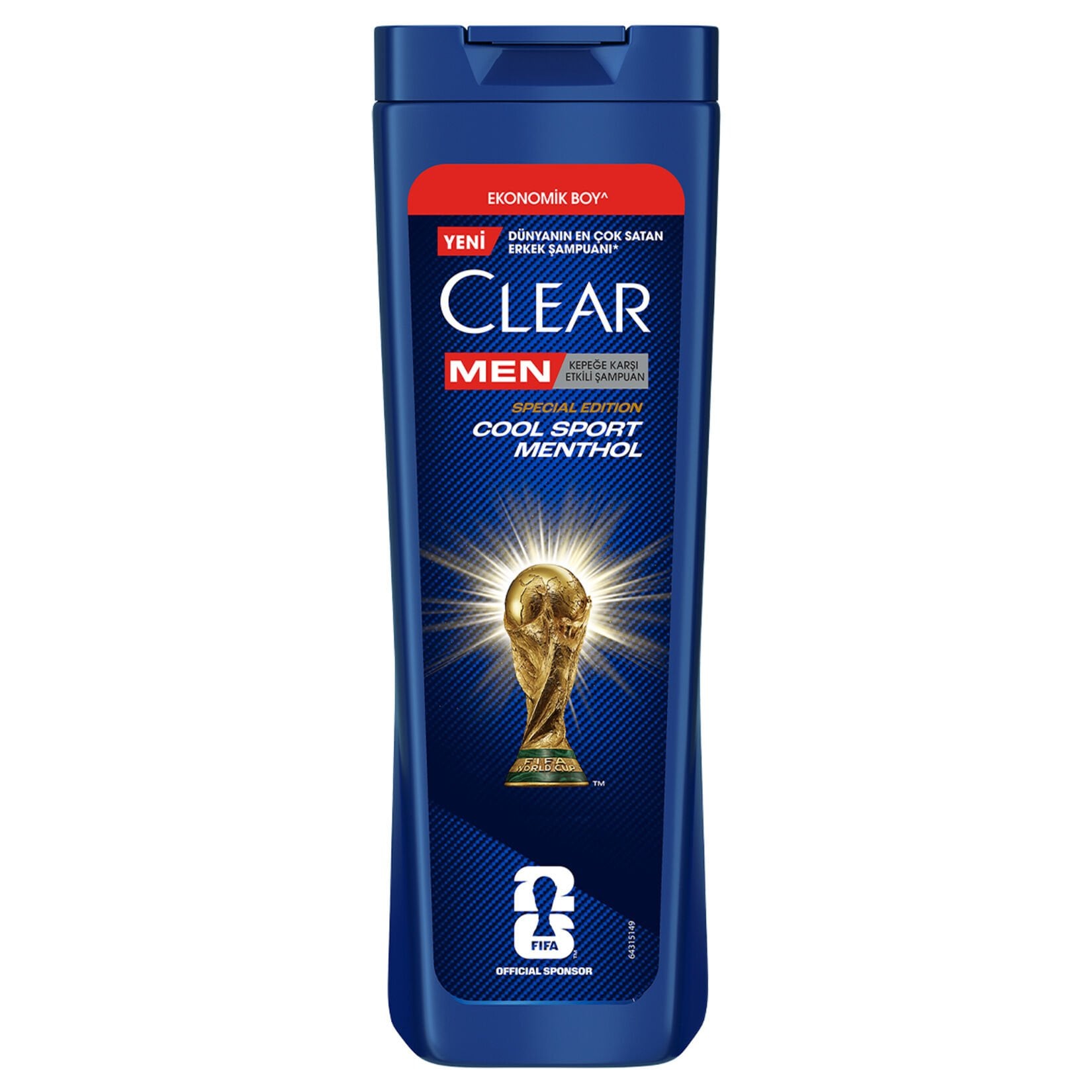 Clear Men Kepeğe Karşı Etkili Şampuan Cool Sport Menthol 600 ml