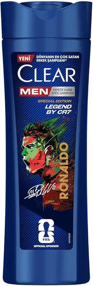 Clear Men Kepeğe Karşı Etkili Şampuan Legend By CR7 Cristiano Ronaldo 350 ml