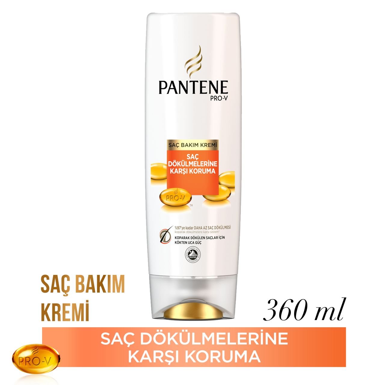 Pantene Saç Bakım Kremi Saç Dökülmelerine Karşı Etkili 360 ml