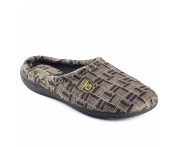 Gezer Kışlık Erkek Ev Terliği - Kahverengi