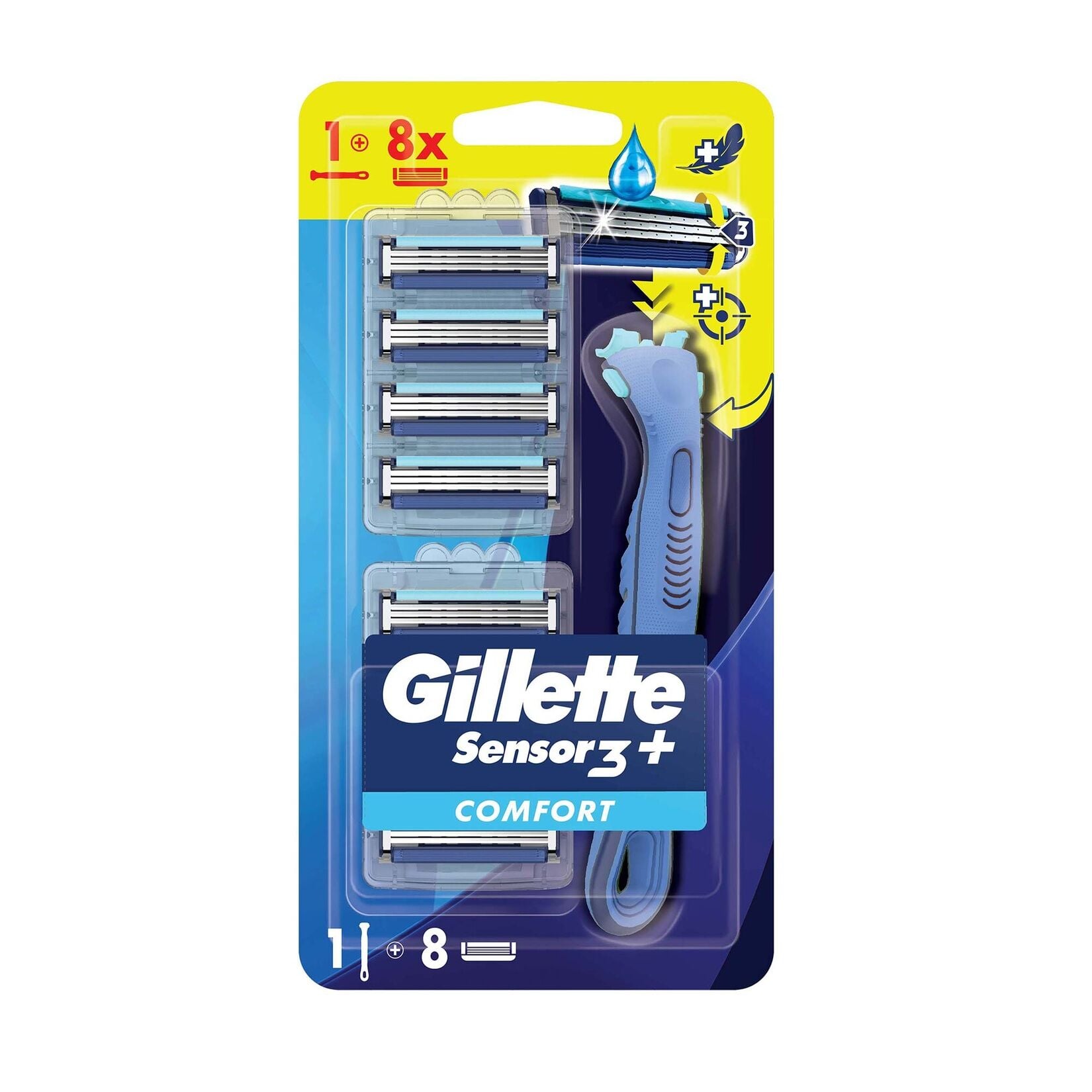 Gillette Sensor3 Plus Comfort H +8