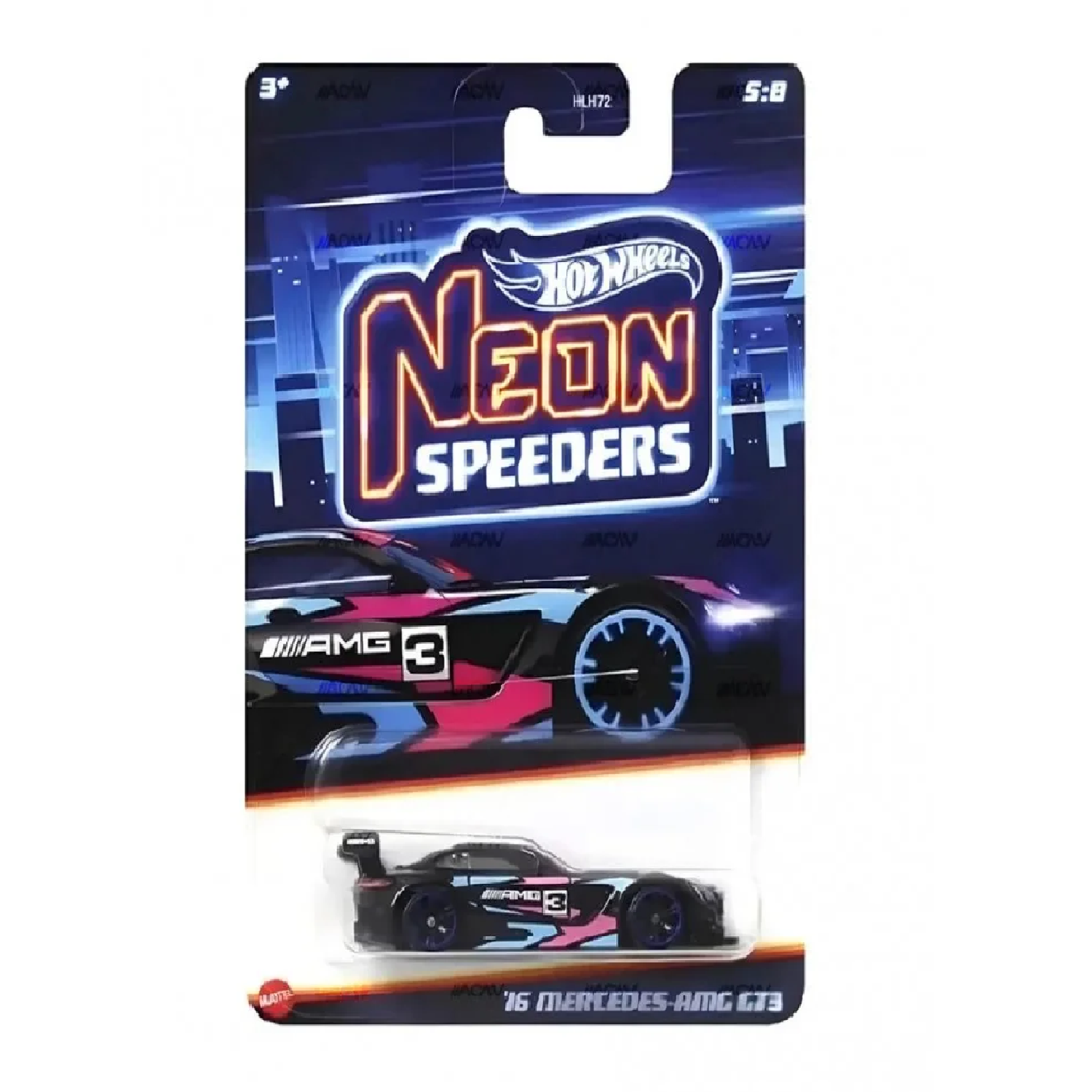 Hot Wheels Neon Speeders 16 Mercedes Amg Gt3