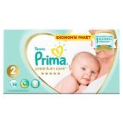 Prima Premium Care Bebek Bezi 2 Beden Mini Ekonomik Paket 88 Adet