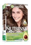 Garnier Nutrisse Yoğun Besleyici Kalıcı Krem Saç Boyası - 6.0 Koyu Kumral