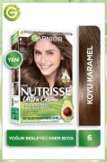 Garnier Nutrisse Yoğun Besleyici Kalıcı Krem Saç Boyası - 6.0 Koyu Kumral