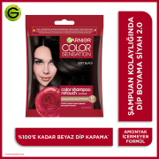 Garnier Color Shampoo Retouch 2.0 Soft Black