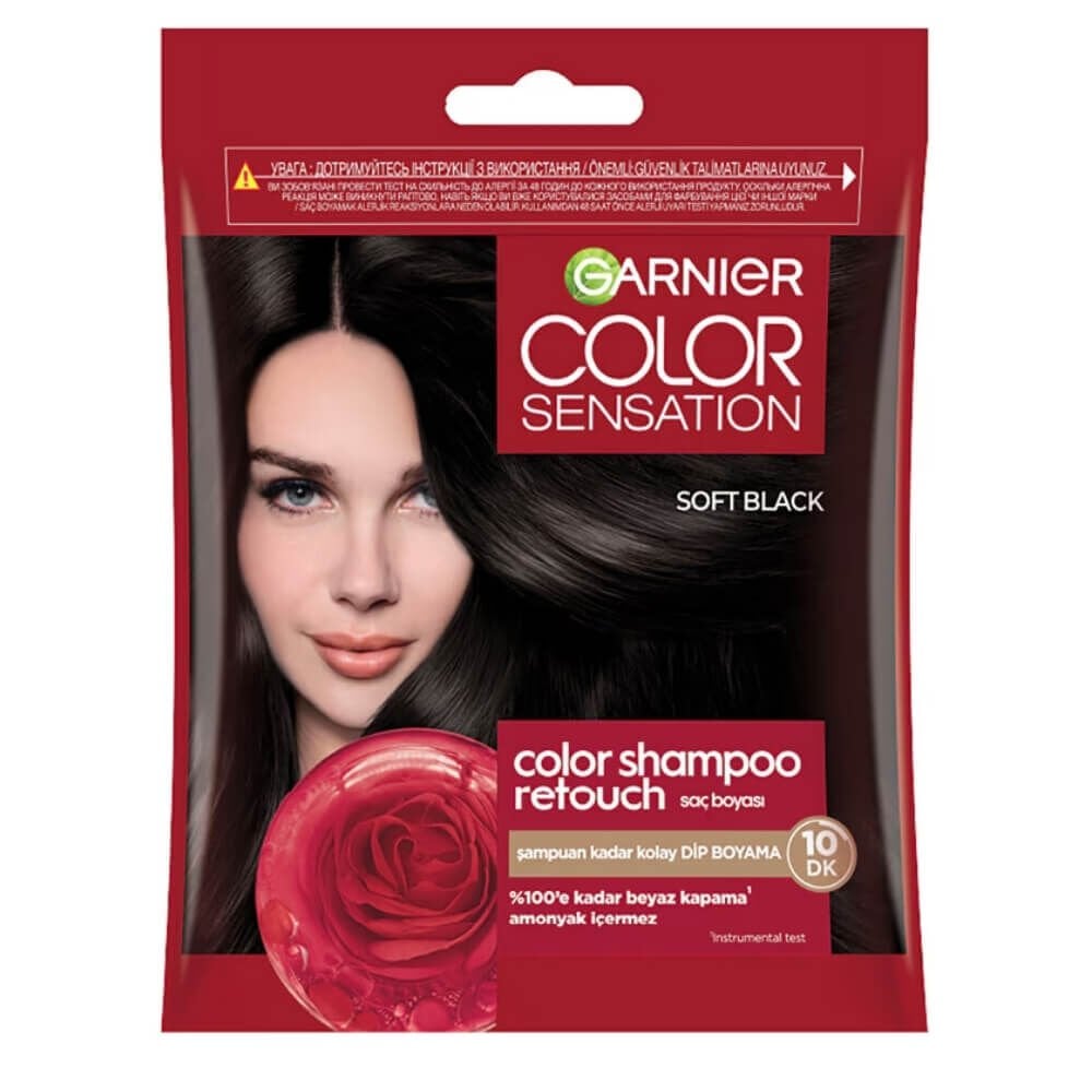 Garnier Color Shampoo Retouch 2.0 Soft Black