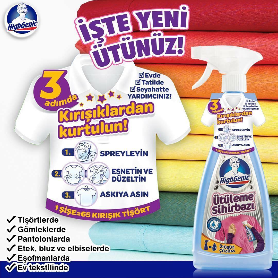 Highgenic Ütüleme Sihirbazı 675 ml