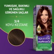 Koleston Naturals Saç Boyası 3-4 Koyu Kestane