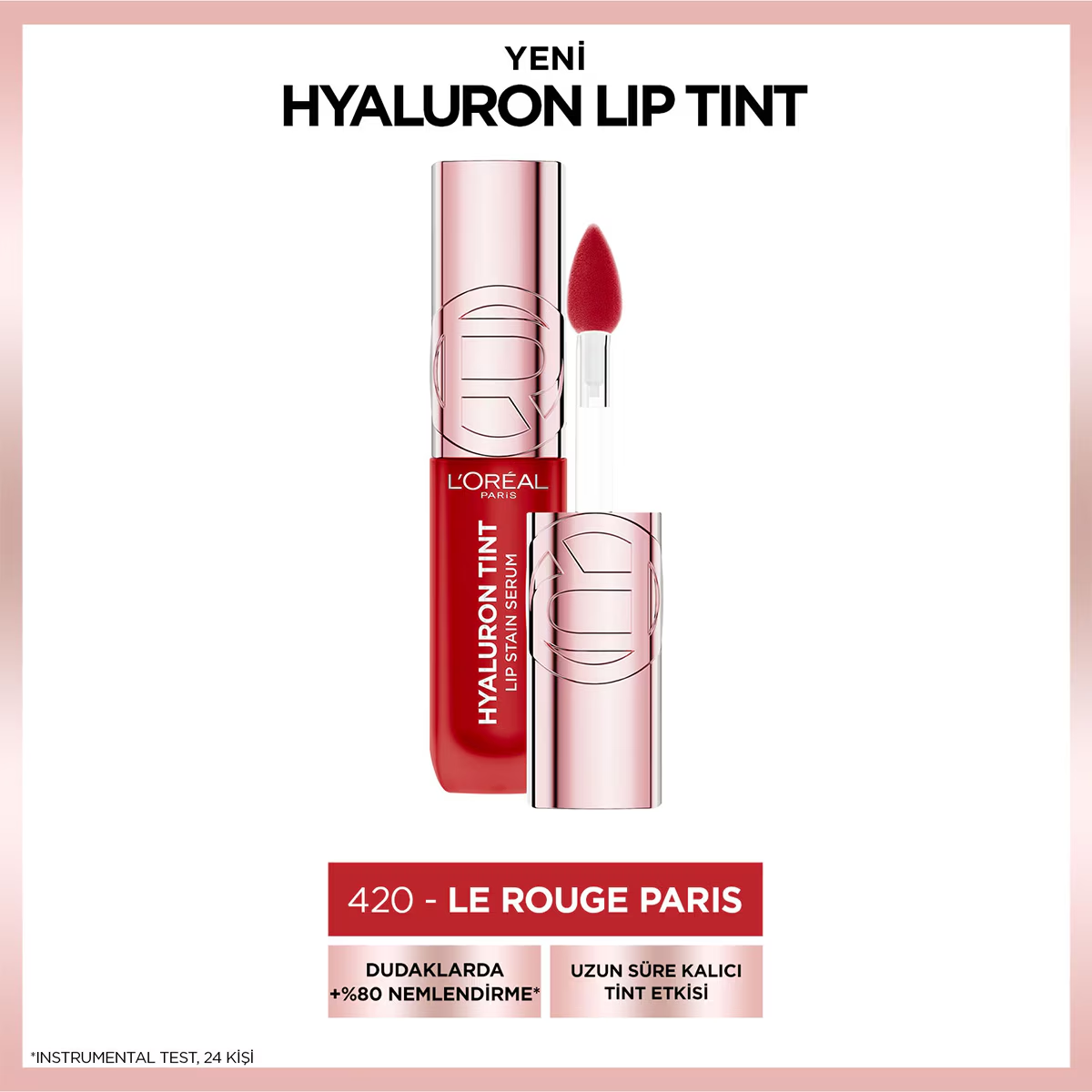 L'Oreal Paris Hyaluron Lip Tint 420 Le Rouge Paris