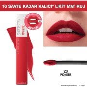 Maybelline New York Super Stay Matte Ink Ruj - 20 Pioneer