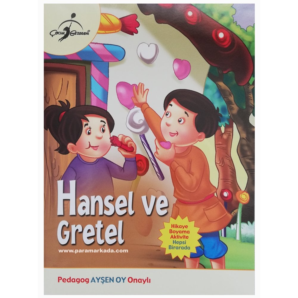 Hikayeli, Boyamalı ve Aktiviteli Dünya Masalları - Hansel ve Gratel