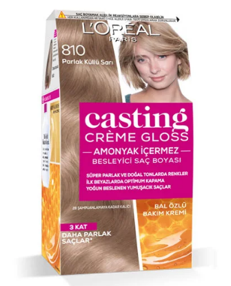 L'Oréal Paris Casting Crème Gloss Saç Boyası 810 Parlak Küllü Sarı