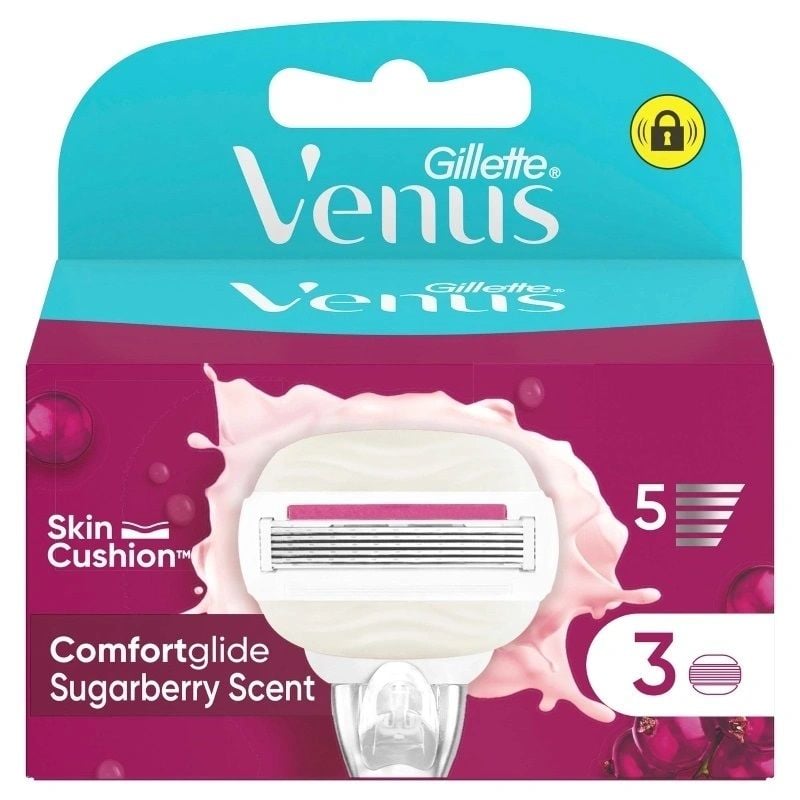Gillette Venus Comfort Glide Sugarberry 3 Adet Yedek Başlık