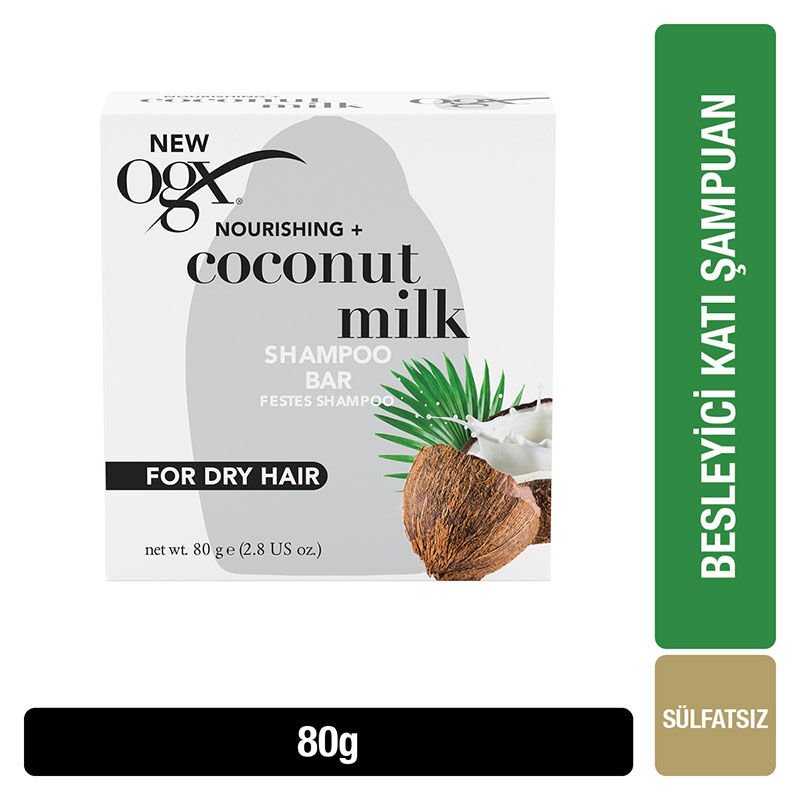 OGX Coconut Milk Katı Şampuan 80 gr