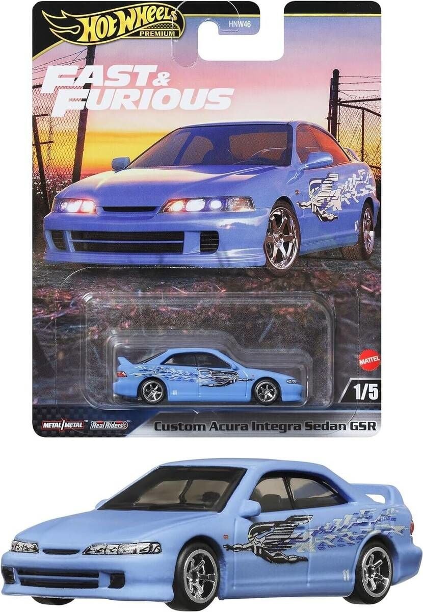 Hot Wheels Fast And Furious Custom Acura Integra Sedan GSR - 2024