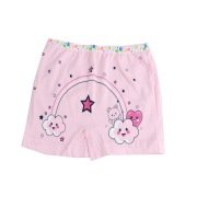 Tutku 0181 Kız Çocuk Elastan Baskılı Şort - 6 Adet