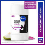 Nivea Deodorant Stick Black & White Authentic Kadın 50 ml