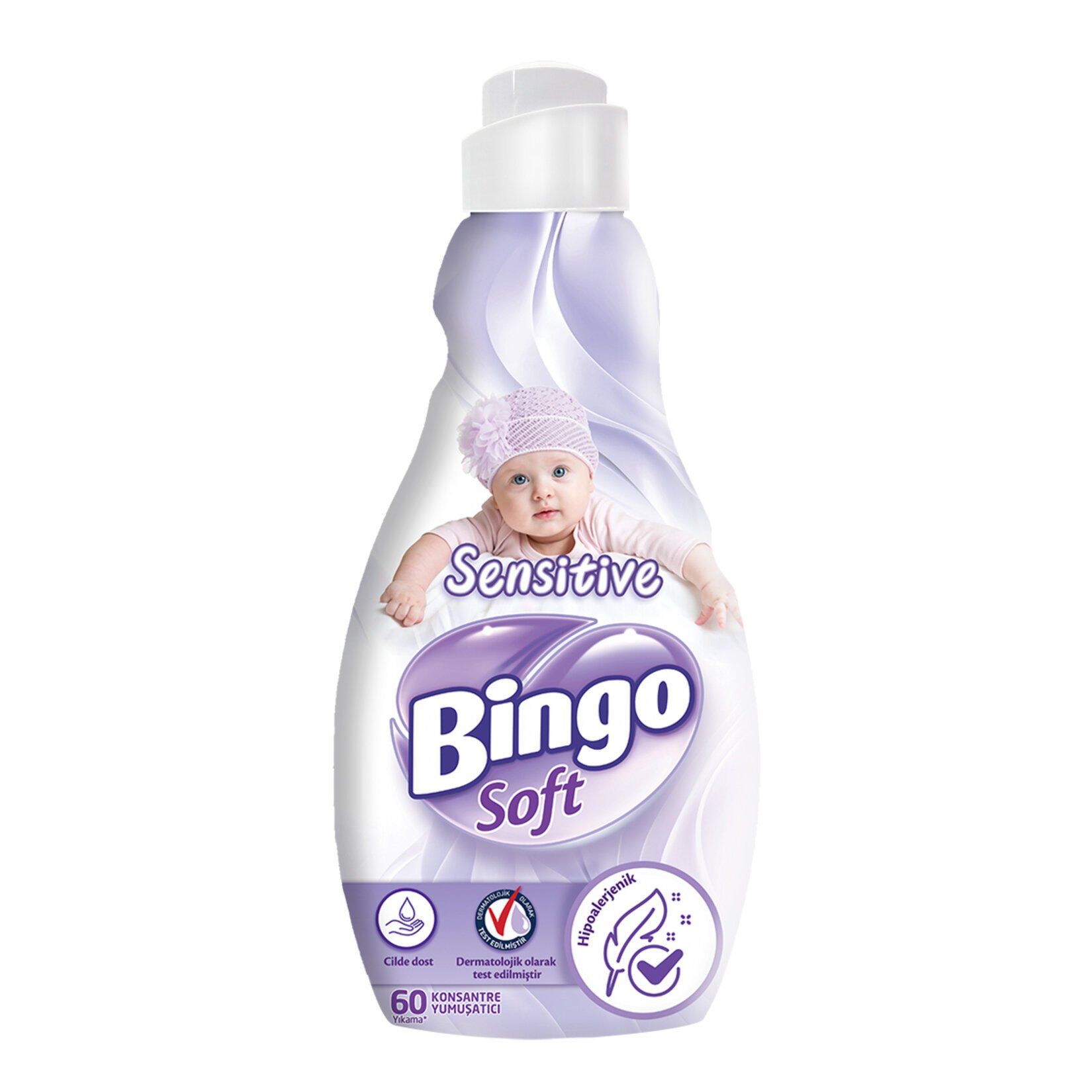 Bingo Soft Konsantre Çamaşır Yumuşatıcısı 1440 ml - Sensitive