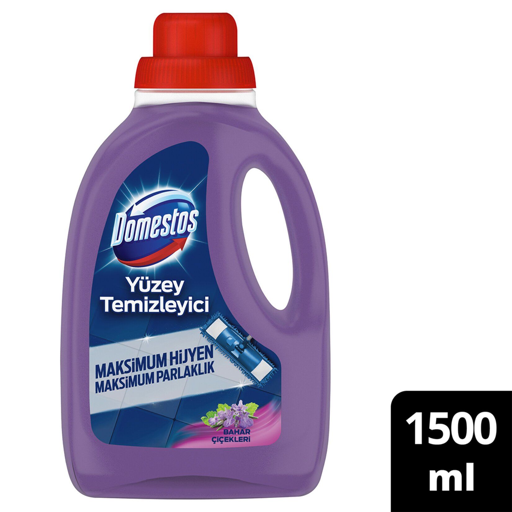 Domestos Yüzey Temizleyici Bahar Çiçekleri Tüm Yüzeyler için Maksimum Hijyen 1500 ml