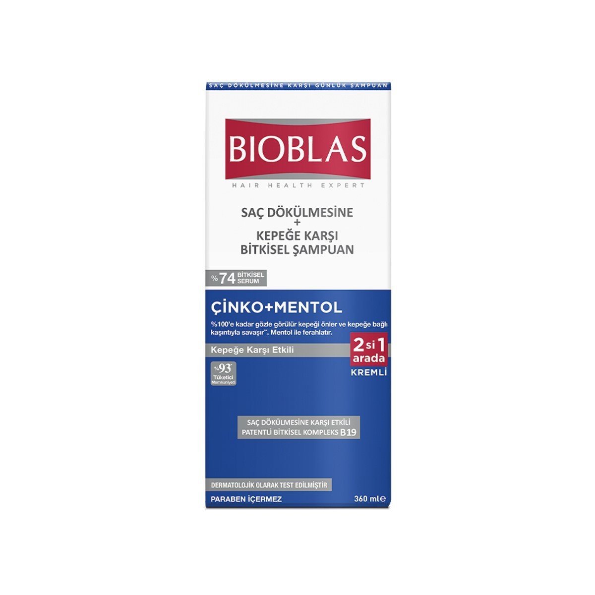 Bioblas Kepeğe Karşı Etkili Arındırıcı-Ferahlatıcı Bakım Şampuanı 360 ml