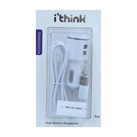 I'Think Araç Şarj Seti IPH 5-6-7