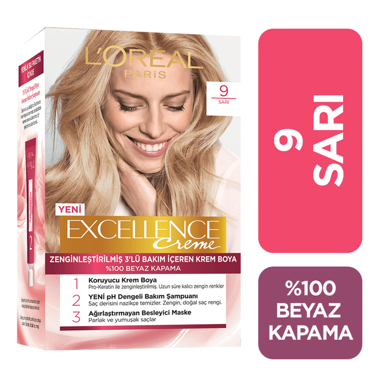 L'Oreal Paris Excellence Creme Saç Boyası 9 - Sarı