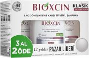 Bioxcin Kuru & Normal Saçlar İçin Saç Dökülmesine Karşı Bitkisel Şampuan 3 Al 2 Öde