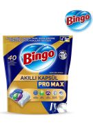 Bingo Akıllı Kapsül Pro Max Bulaşık Makinesi Deterjanı Tableti 40'lı