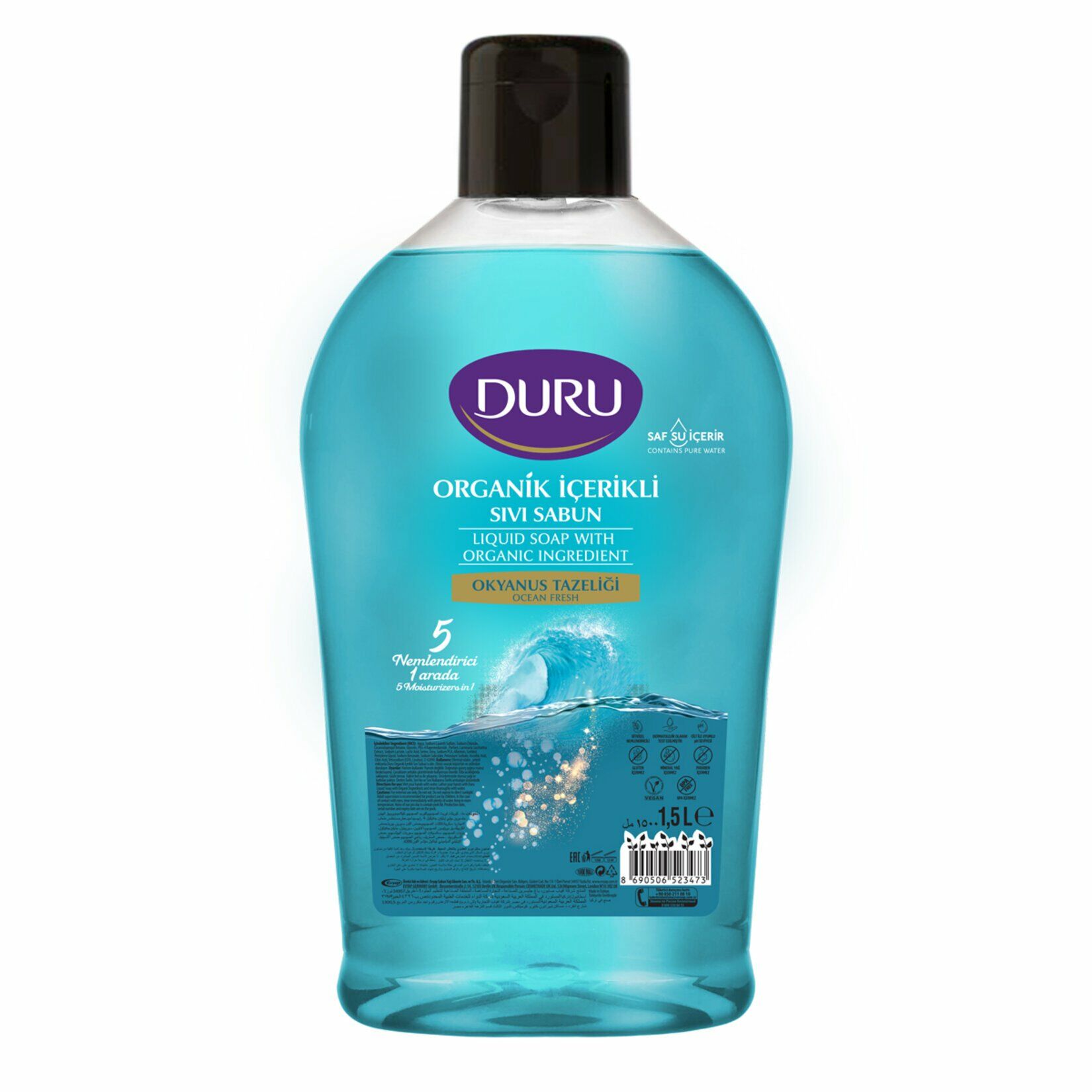 Duru Sıvı Sabun Okyanus Tazeliği 1,5 L