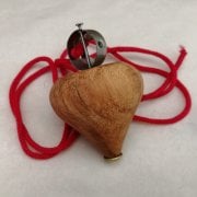 Doğal Ahşap Zilli Topaç