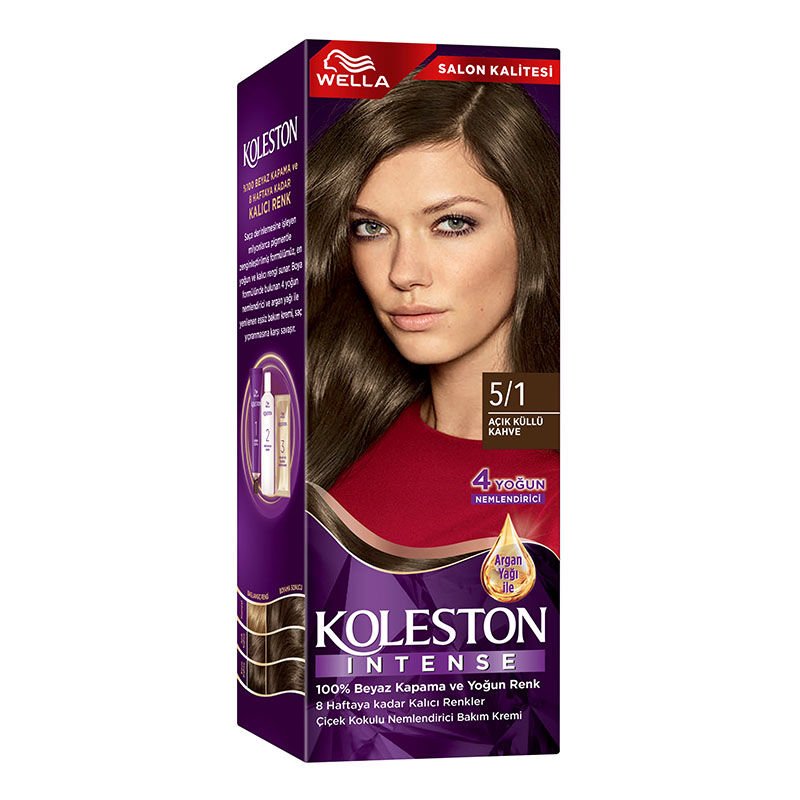 Wella Koleston Intense Saç Boyası 5/1 Açık Küllü Kahve