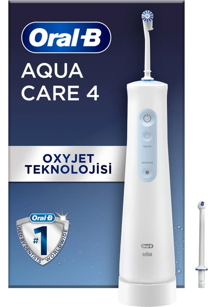 Oral-B Oxyjet Teknolojisine Sahip Aquacare Series 4 Ağız Duşu