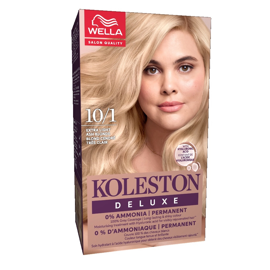 Wella Koleston Deluxe Amonyaksız Kit Saç Boyası 10/1 Ektsra Açık Küllü Kumral