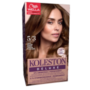 Wella Koleston Deluxe Amonyaksız Kit Saç Boyası 5/3 Açık Altın Kahve