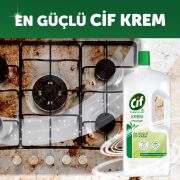 Cif Krem Yüzey Temizleyici Amonyaklı Yağ ve Kireç Sökücü Leke Çıkarıcı 1500 ml