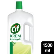 Cif Krem Yüzey Temizleyici Amonyaklı Yağ ve Kireç Sökücü Leke Çıkarıcı 1500 ml
