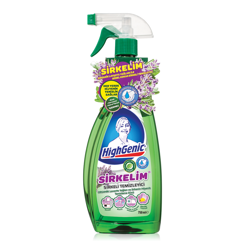 HighGenic Sirkelim Lavantalı Sirkeli Temizleyici 750 ml