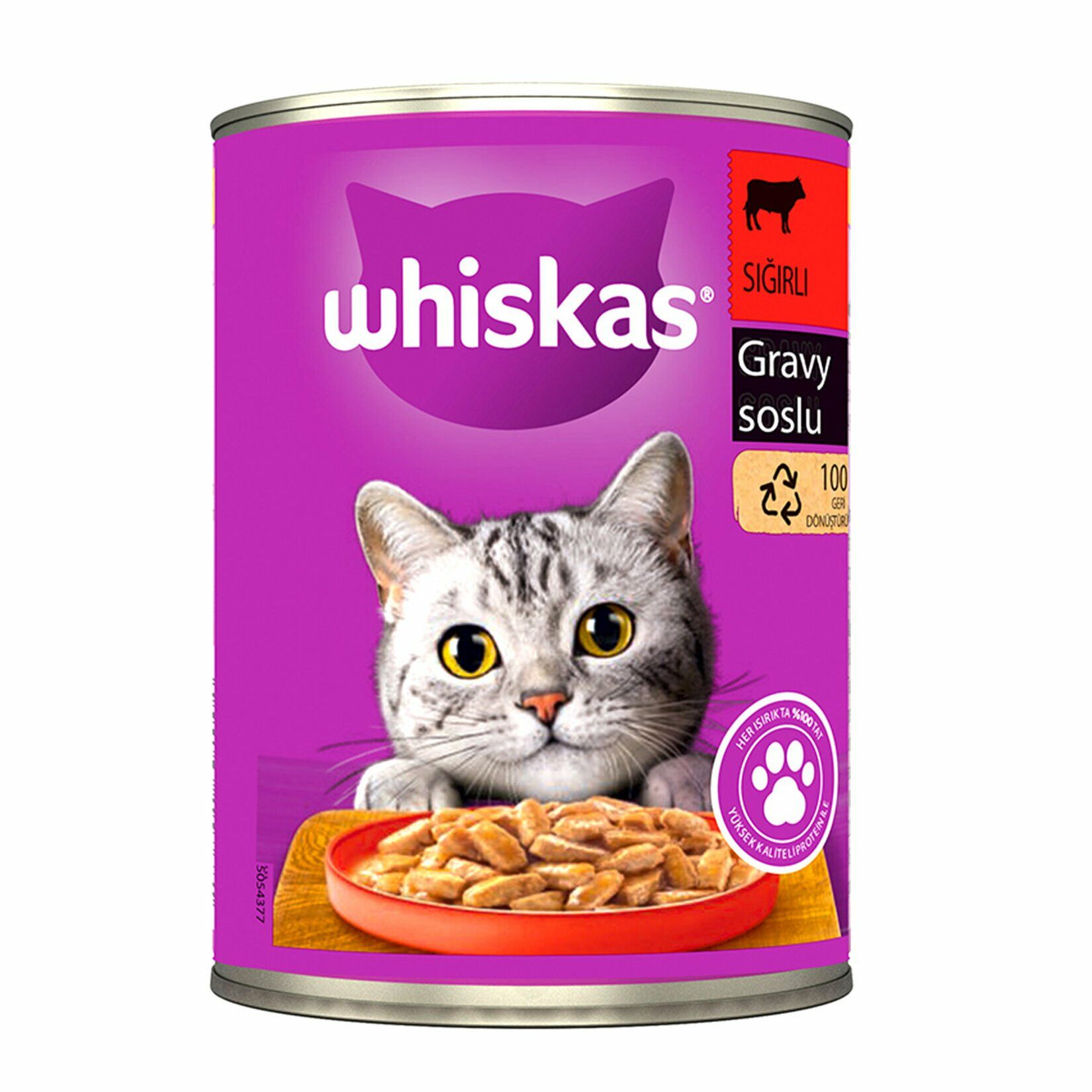 Whiskas Biftekli Konserve Kedi Maması 400 gr