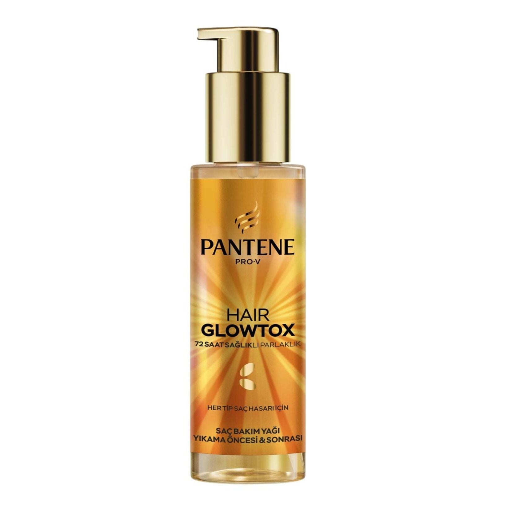 Pantene Glowtox Saç Bakım Yağı 100 ml